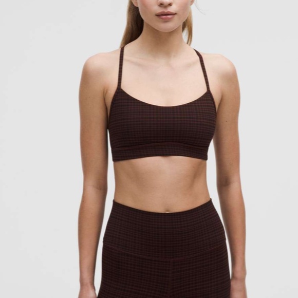 ISO Lululemon Glow Grid Lava Cake Multi in Pants and Bra - Picture 2 of 3